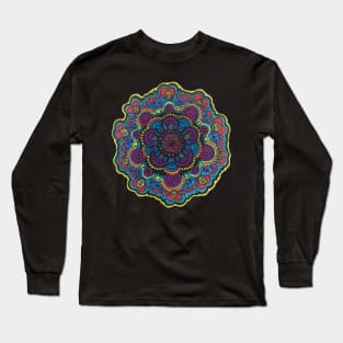 Neon Mandala Long Sleeve T-Shirt